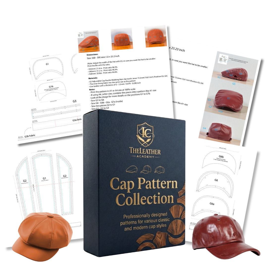 Leather Cap & Hat Patterns